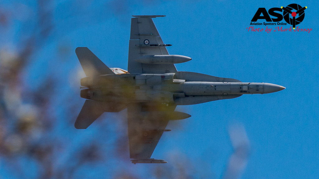 F/A-18A low level Western Airspace 