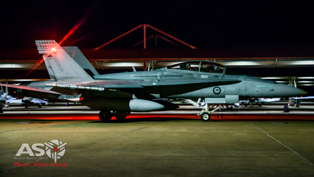 F/A-18A low level Western Airspace Night time