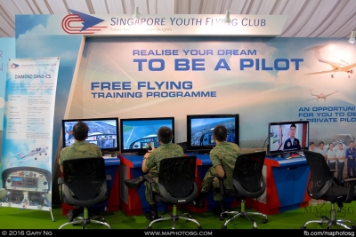Singapore Youth Flying Club booth