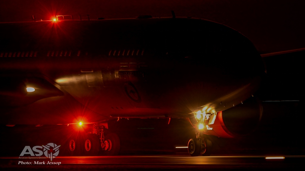 33Sqn KC-30A launching into the night.