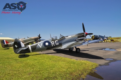 Mottys Flight of the Hurricane Scone 2 0285 Spitfire MkVIII VH-HET-001-ASO