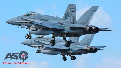 Paired 77SQN F-18\'s