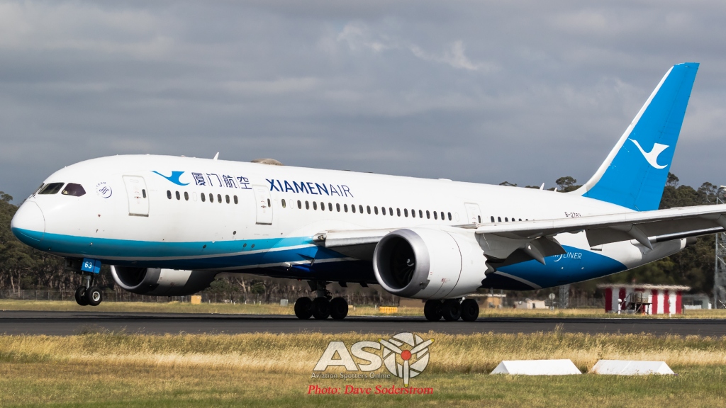 B-2763 Xiamen Airlines Boeing 787-9 ASO (1 of 1)