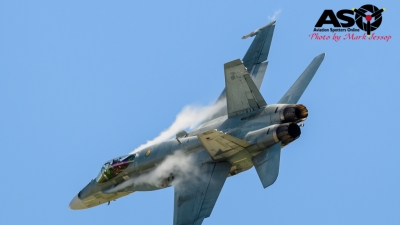 F/A-18A Hornet A21-16 77SQN RAAF Bathurst 1000 Sunday 2016.