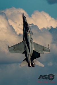 F/A-18A Hornet A21-37 3SQN RAAF Bathurst 1000 Saturday 2016.